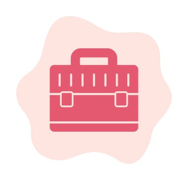 evrak çantası simgesi izole edilmiş web illüstrasyonu