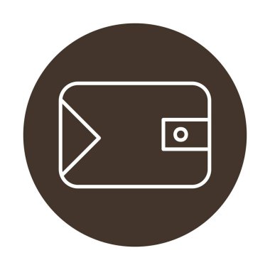 cüzdan web simgesi basit illüstrasyon