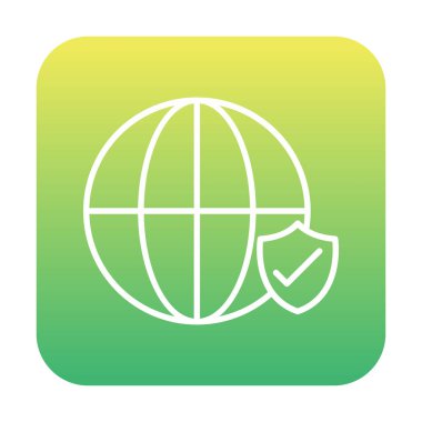 İnternet simgesi vektör illüstrasyonu