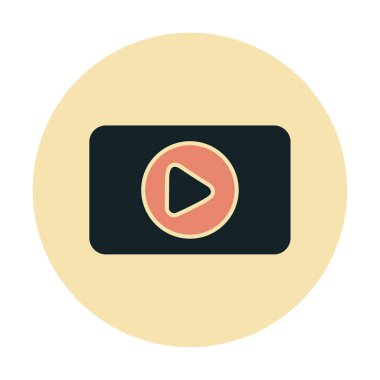 Oynatma düğmesi vektör çizimi