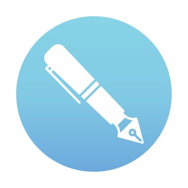 Dolma kalem simge vektör çizim