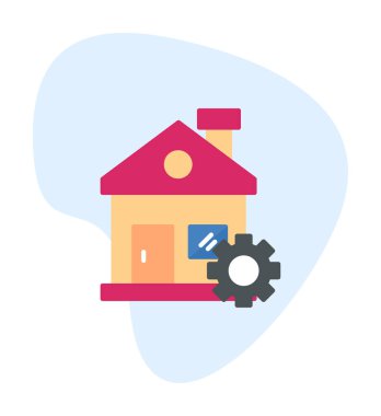 Ev onarım simge vektör çizim