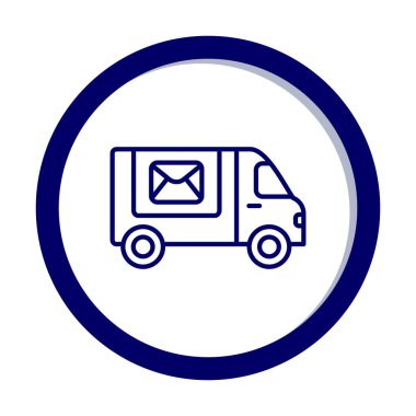 Postal Delivery vektör illüstrasyonuName