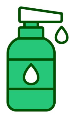 Bebek losyonu web simgesi, vektör illüstrasyonu 