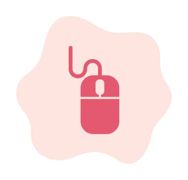 bilgisayar fare simgesi vektör illüstrasyonu 