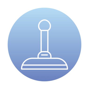 Lastik Damga Web simgesi vektör illüstrasyonu