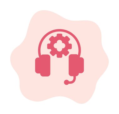 ikon vektör illüstrasyonunu destekle