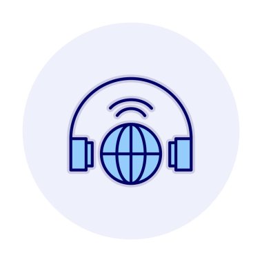 genel destek simgesi vektör illüstrasyonu