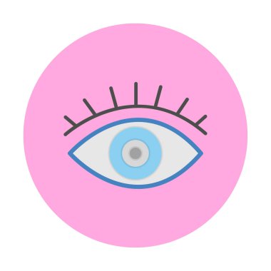 Göz simgesi, vektör illüstrasyon tasarımı 