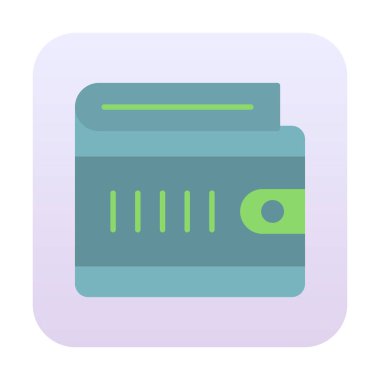 cüzdan web simgesi basit illüstrasyon