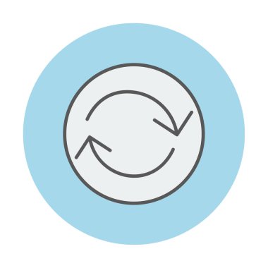 Modern simgenin vektör illüstrasyonu              