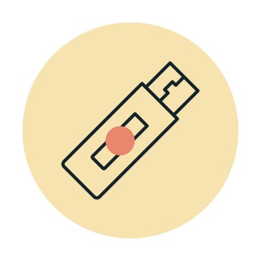 Web için usb flash simgesi.