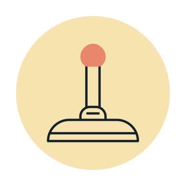 Lastik Damga Web simgesi vektör illüstrasyonu