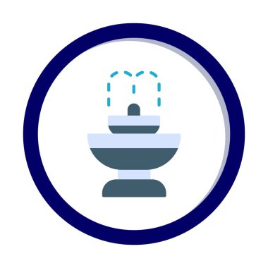 fıskiye ikonu vektör illüstrasyonu