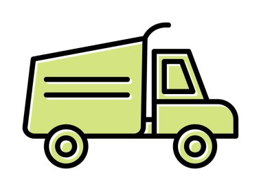 düz dağıtım vektör çizgisi tasarımı