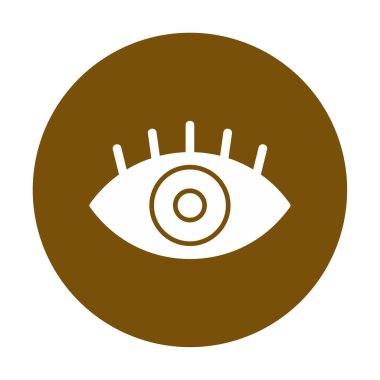 Göz simgesi, vektör illüstrasyon tasarımı 