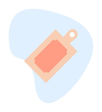 Kesme tahtası simgesi, vektör illüstrasyonu