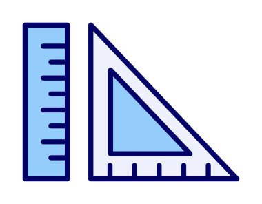 ölçekli düz simge, vektör illüstrasyonu 