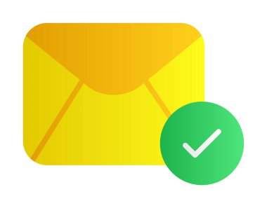 e- posta iletimi simge vektör illüstrasyonu