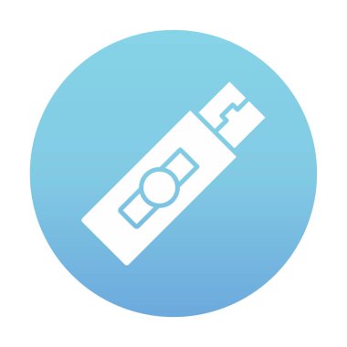 Web için usb flash simgesi.