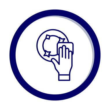 Tabak Yıkama konsept vektör çizimi