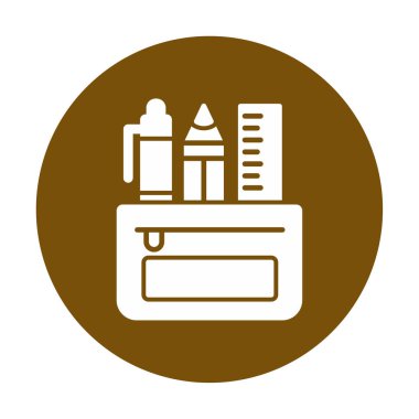 Kalem Durumu simgesi, vektör illüstrasyonu  