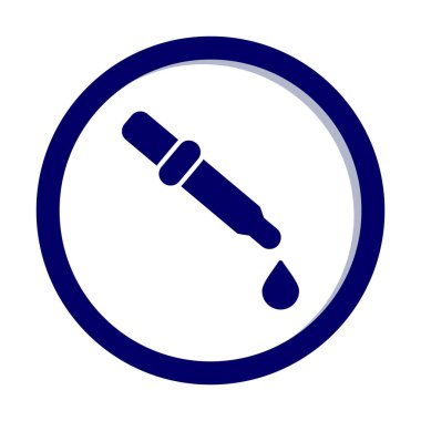 İlaç indirme çizgisi simgesi tasarım vektörü şablonu