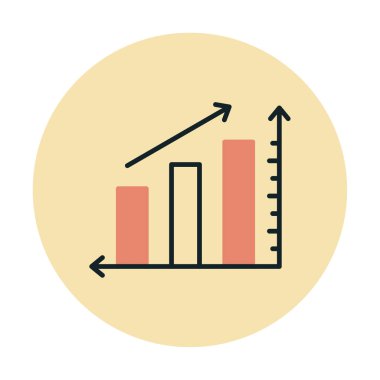 Grafik. Web simgesi basit illüstrasyon 