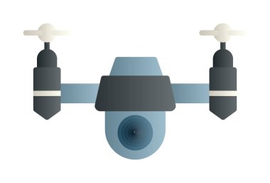 Drone simge tasarım ögesi vektörünü özetle