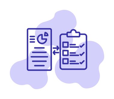 Çalışma Akımı web simgesi, vektör illüstrasyonu 