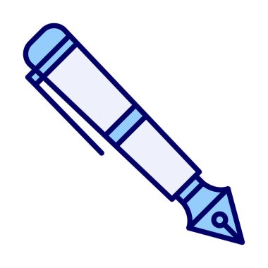 Dolma kalem simge vektör çizim