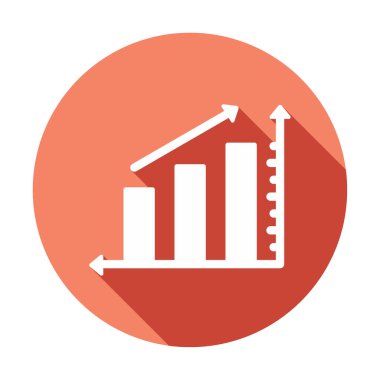 Grafik. Web simgesi basit illüstrasyon 