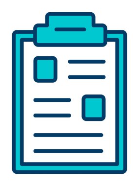 Basit Pano Simgesi, vektör illüstrasyonu