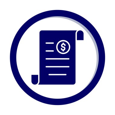 Bill simgesi, vektör çizimi 