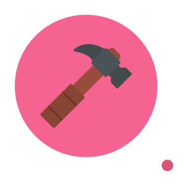 Çekiç ikonu vektör illüstrasyonu