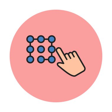 Erişim Kodu vektör çizimi