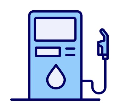 Yakıt İstasyonu simgesi taslak biçimi