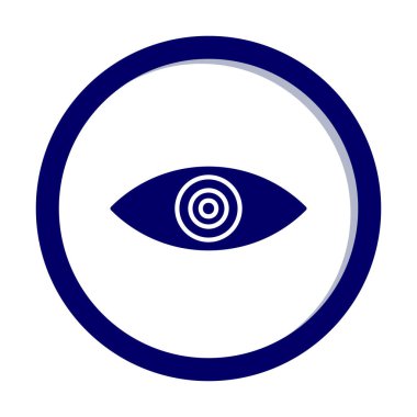 Göz simgesi, vektör illüstrasyon tasarımı 