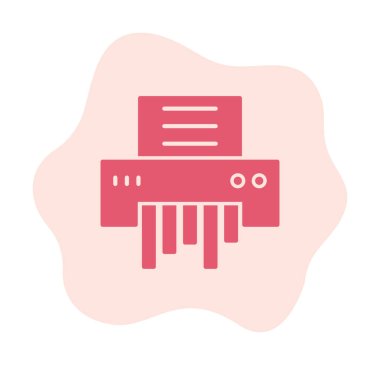 kağıt öğütücü makinenin vektör çizim