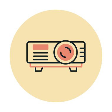 Projector  web icon vector illustration