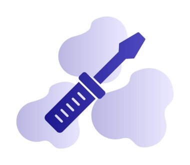 tornavida ikonu vektör çizimi