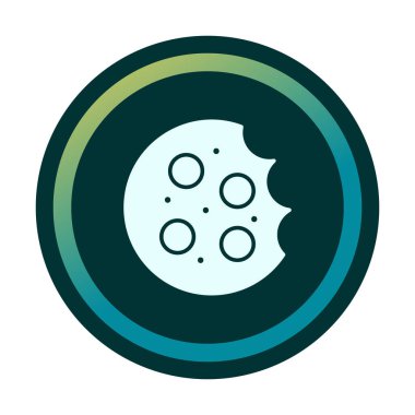 tatlı kurabiye izole vektör illüstrasyonu