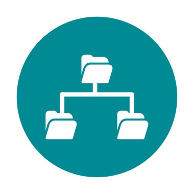 Basit Dizin Paylaşımı, vektör illüstrasyonu