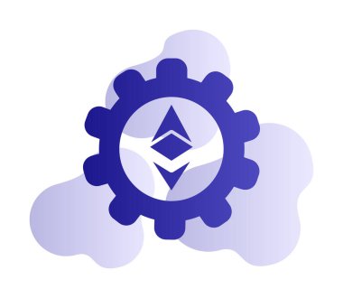 Ethereum Simge vektör çizimi ayarlanıyor