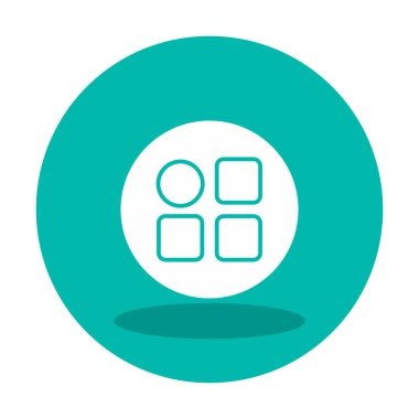 Menü web simgesi, vektör çizim