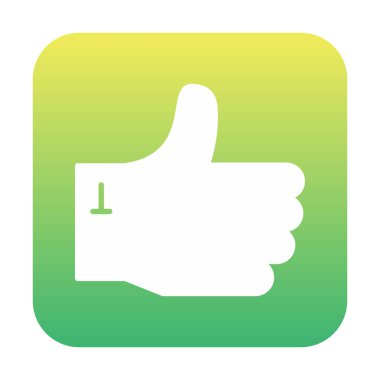 Gibi. Web simgesi basit illüstrasyon 