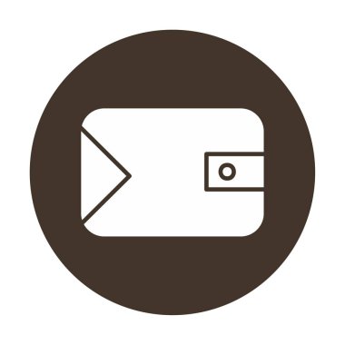 cüzdan web simgesi basit illüstrasyon