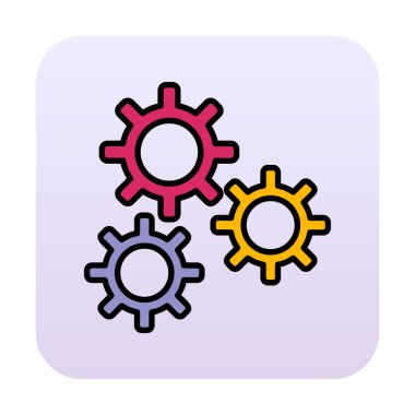 Ayar web simge vektör çizim