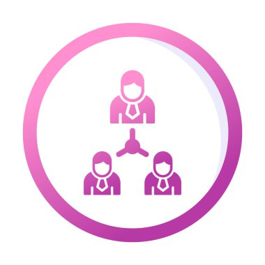  Yönetim simgesi vektör illüstrasyon tasarımı