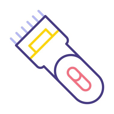 Elektrikli Shaver simgesi vektör illüstrasyonu